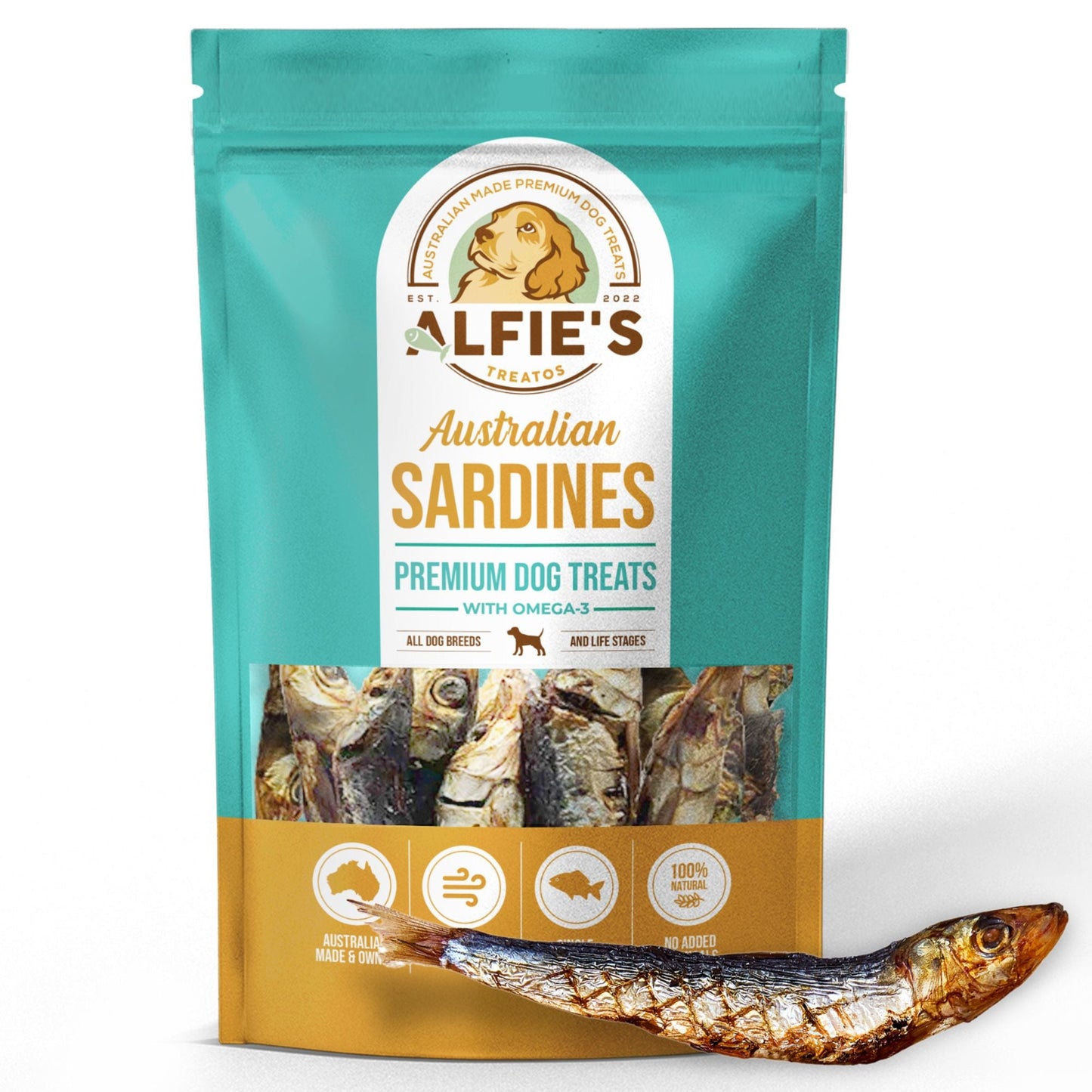 ALFIE'S TREATOS - Australian Wild-Caught Sardines